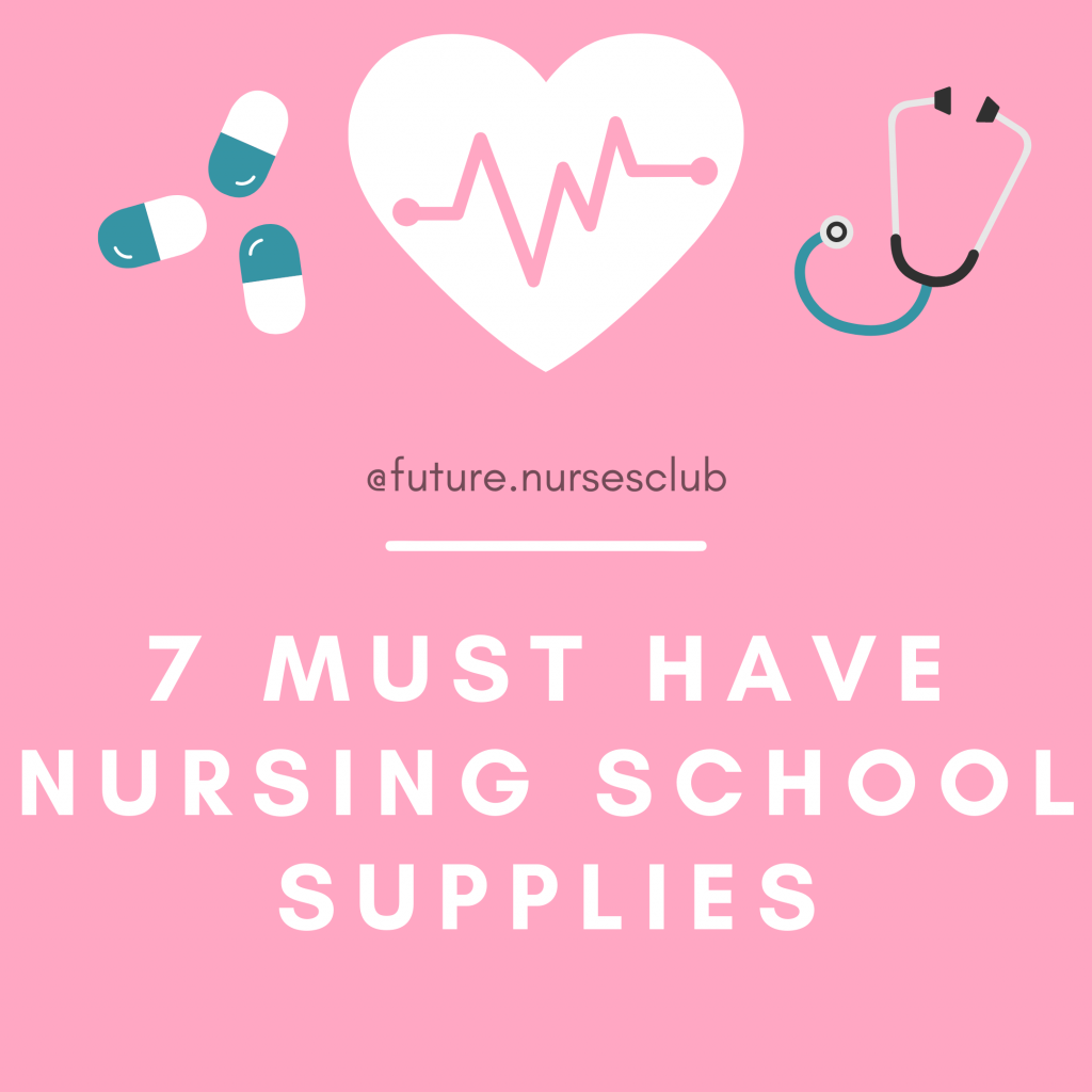 Nursing School Supplies List FUTURE NURSES CLUB
